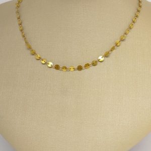 CHOKER MINI CIRCULOS PREENCHIDOS BRUTO