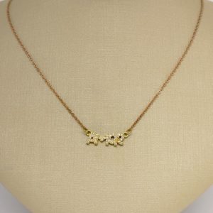GARGANTILHA 45CM NOME AMOR BRUTO