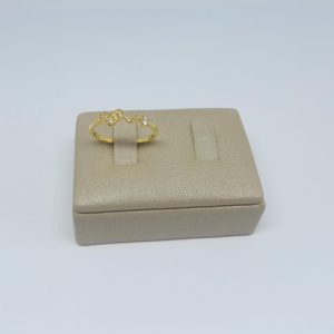 ANEL CORACAO C/ BATIMENTO CRAV. BANHO DOURADO