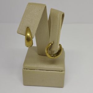ARGOLA DE CLIQUE BOLEADA LISA GRANDE  BRUTO