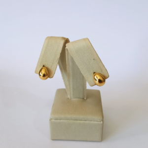 BRINCO GOTA LISA BANHO DOURADO