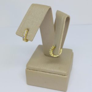 ARGOLA CRAV P DO TRIO BANHO DOURADO