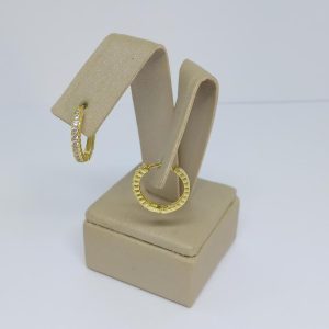 ARGOLA CRAV G DO TRIO BANHO DOURADO