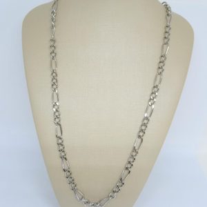 CORDAO 60CM UM ELO GRANDE E TRS PEQUENOS ACO