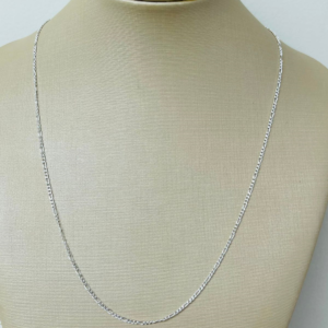 CORRENTE 45CM 9178  BANHO PRATEADO