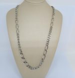 CORDAO 60CM TRES ELOS LARGOS ACO