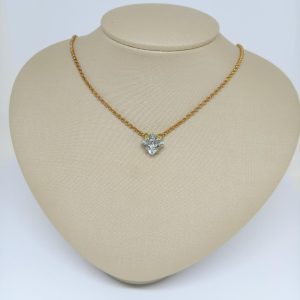 GARGANTILHA 45CM COM ZIRC. 10X10 BRUTO