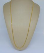 CORDAO 60CM ELOS BANHO DOURADO