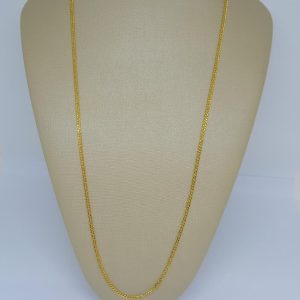 CORDAO 60CM ELOS BANHO DOURADO