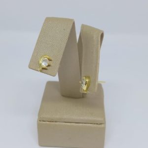 BRINCO GOLFINHO COM ZIRC BANHO DOURADO