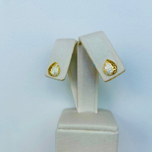 BRINCO FOLHA CRAV  BANHO DOURADO