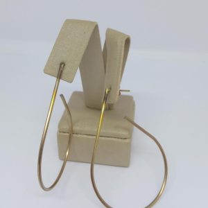 ARGOLA FIO LISO GOTA BRUTO