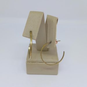 ARGOLA MEDIA FIO LISO BRUTO