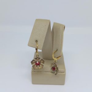 ARGOLA PEND. FLOR BRUTO