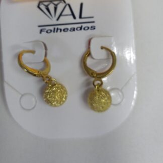 PINGENTE DOIS MENINOS BANHO DOURADO