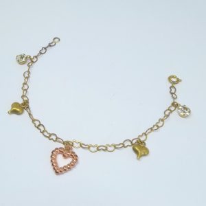 PULSEIRA CORACOES E PEDRAS BRUTO
