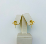 BRINCO LAÇO CRAV. BANHO DOURADO