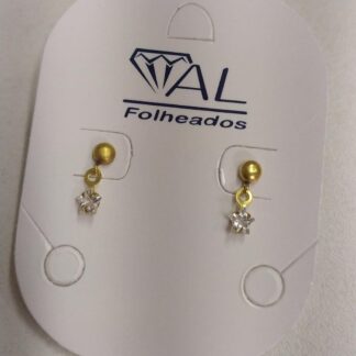 PULSEIRA PEND. BOLAS CRAQ.  BANHO DOURADO