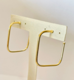 ARGOLA FIO QUAD BANHO DOURADO