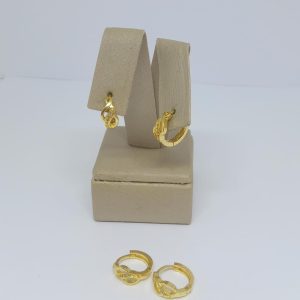 ARGOLA CRAV. 1297 BANHO DOURADO