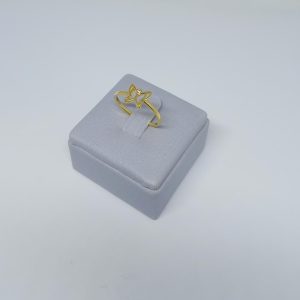 ANEL BORB. CM UMA ZIRC BANHO DOURADO