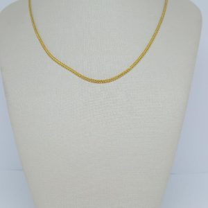 CHOKER CORR FINA TRABALHADA BANHO DOURADO