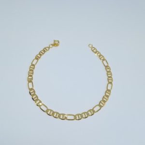 PULSEIRA ELOS GROSSOS BANHO DOURADO