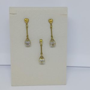 CONJUNTO ZIRC PEDRA 6MM BRUTO