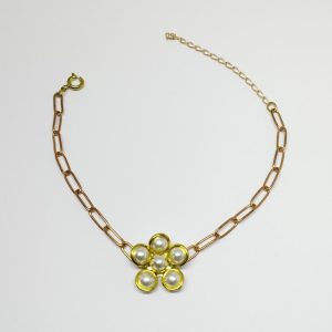 PULSEIRA FLOR PEROLA BRUTO