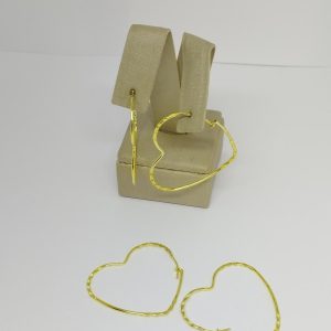 ARGOLA CORACAO CM DETALHES BRUTO