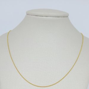 GARGANTILHA 45 CM ELOS BANHO DOURADO