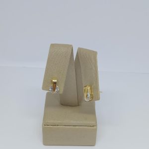 BRINCO U 6MM BANHO DOURADO