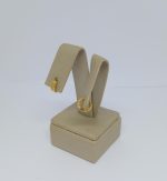 ARGOLA PONTILHADA VAZ BANHO DOURADO