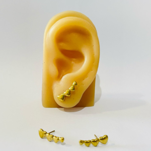 BRINCO EAR CUFF 4 CORACOES BRUTO