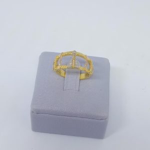 ANEL N.SRA. APAREC. C/ RHODIUM BANHO DOURADO