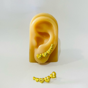BRINCO EAR CUFF 5 CORACOES BRUTO