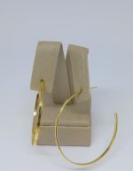 ARGOLA FIO QUADR. BANHO DOURADO