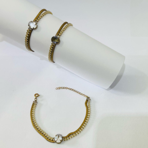 PULSEIRA CORR DE ZIRC. NAVETE E MALHA BRUTO