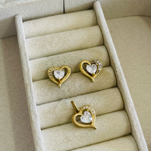 CONJUNTO CORACAO LISO E CRAV.  BRUTO