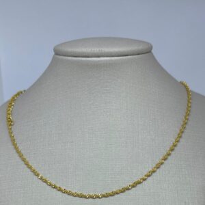 CHOKER CORR 1258 BANHO DOURADO