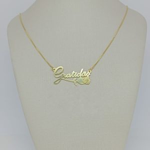 GARGANTILHA GRATIDAO CORR VENEZ. BANHO DOURADO