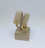 ARGOLA CRAV RED. TAM G BANHO DOURADO