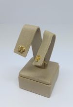 BRINCO BORB. CRAV QUATRO ZIRC. BANHO DOURADO