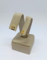 BRINCO QUATRO ZIRC VAZ. NO CENTRO BANHO DOURADO