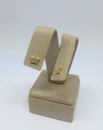 BRINCO COROA CRAV. BANHO DOURADO