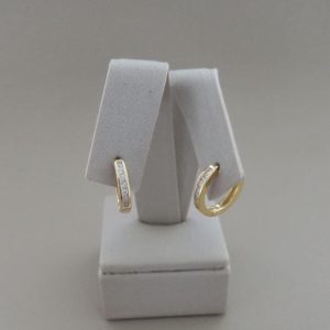 ARGOLA CRAV G DO TRIO BANHO DOURADO