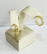 ARGOLA CIRC. DE CORACOES VAZ. BANHO DOURADO