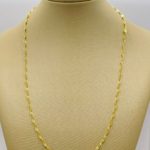 CORDAO MASCULINO 60CM BANHO DOURADO