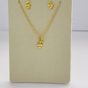 CONJUNTO UVA INF. BANHO DOURADO