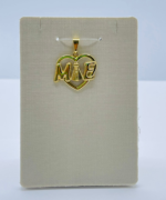 PINGENTE MAE C/ N.S VAZ. BANHO DOURADO